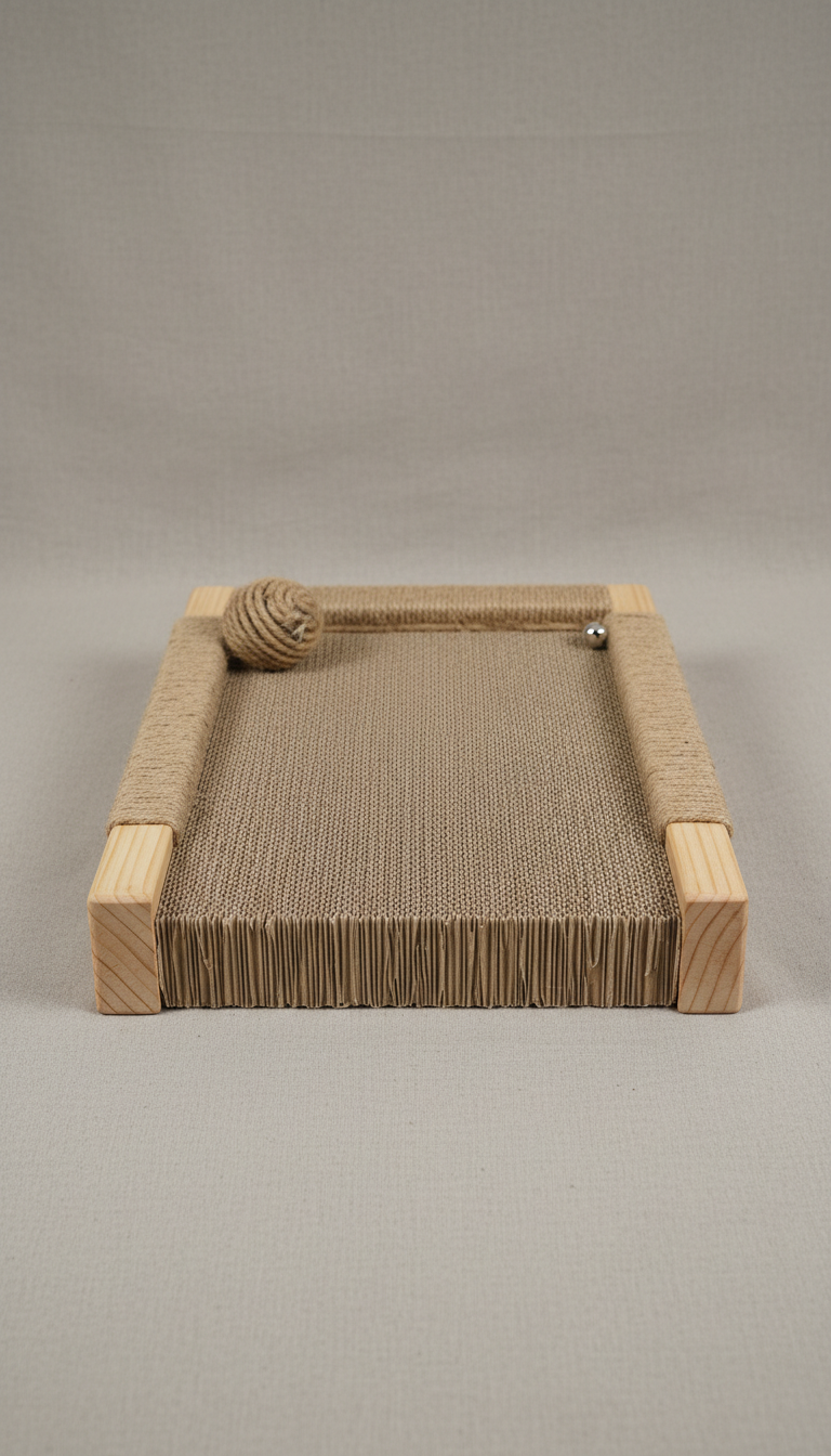 The Corner Scratcher — Modern Freestanding Cat Scratcher
