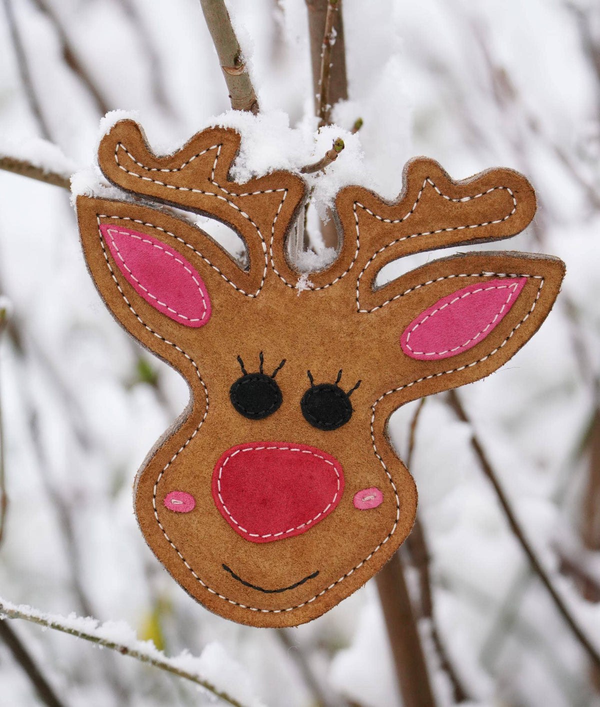 Rudy the Reindeer tough Christmas dog toy
