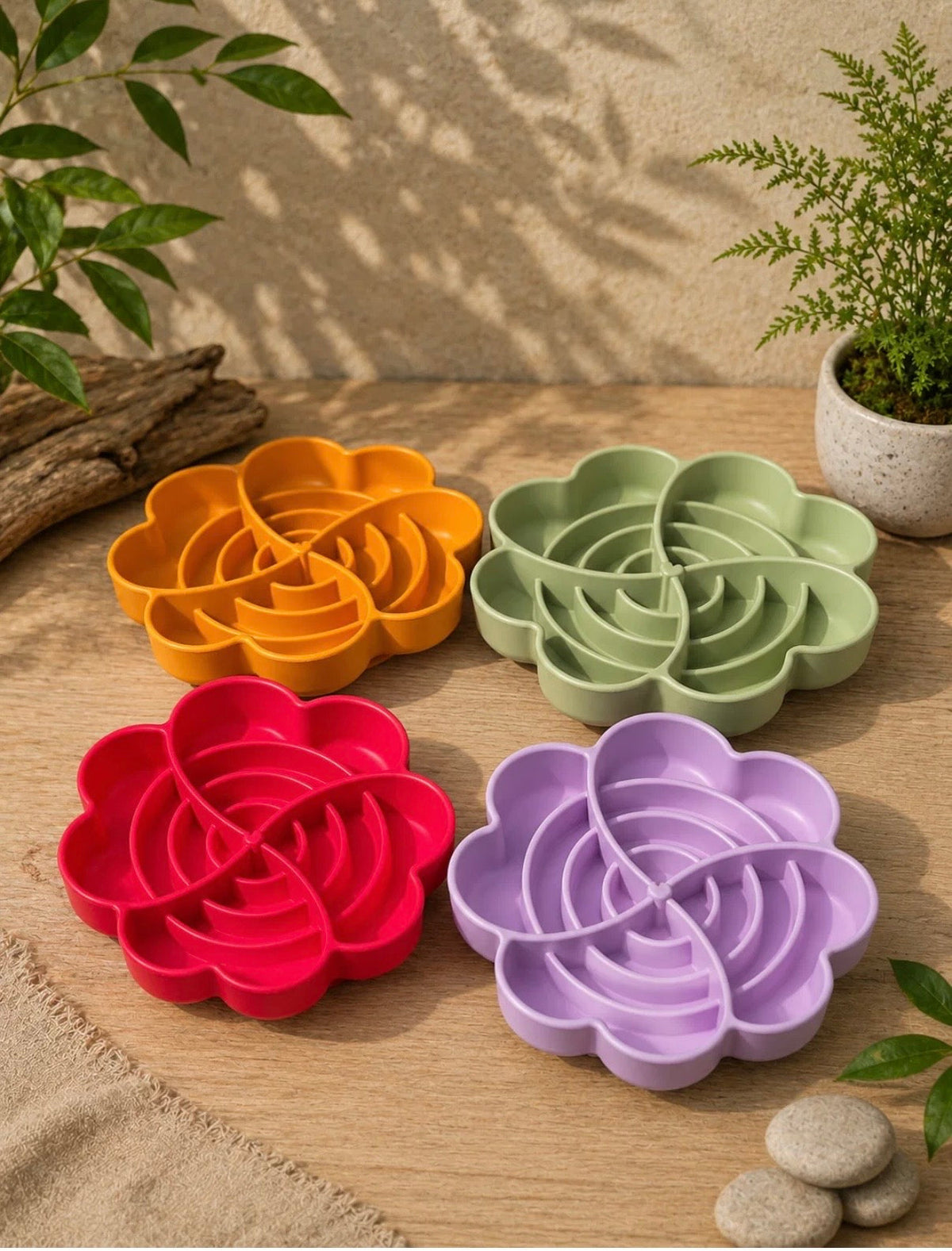 Spiral Bloom slow feeder dog enrichment bowl – view 2
