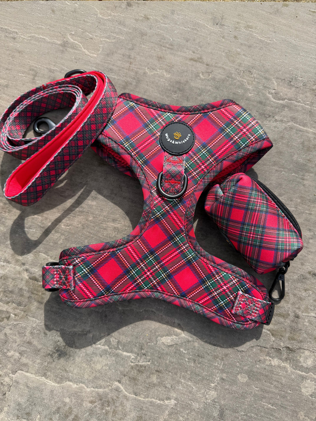 Royal Stewart red tartan poo bag and treat holder – view 6