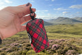 Royal Stewart red tartan poo bag and treat holder
