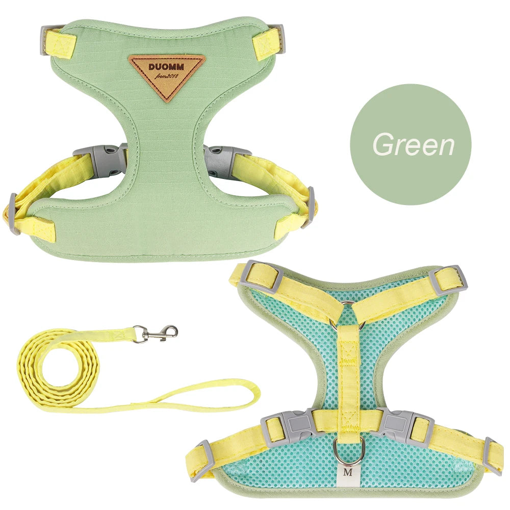 Cat walking harness and matching leash set – view 7