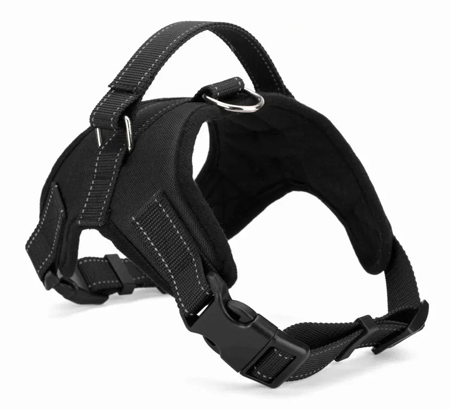 No-Pull Dog Harness — Padded Step-In Design with Reflective Stitching
