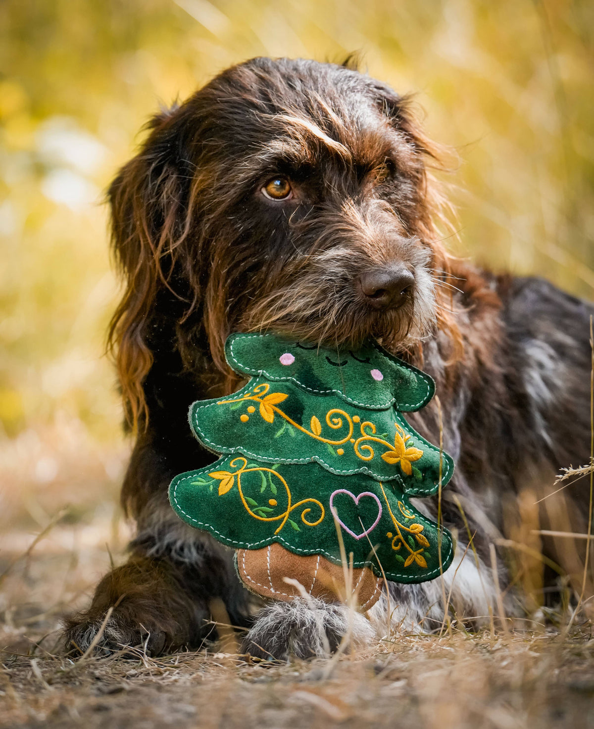Evie the Christmas Tree jute dog toy – view 5