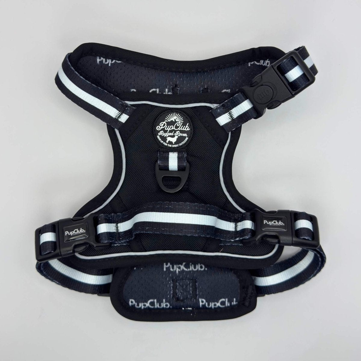 Rugged Rover no-pull dog harness in Midnight Black – view 2
