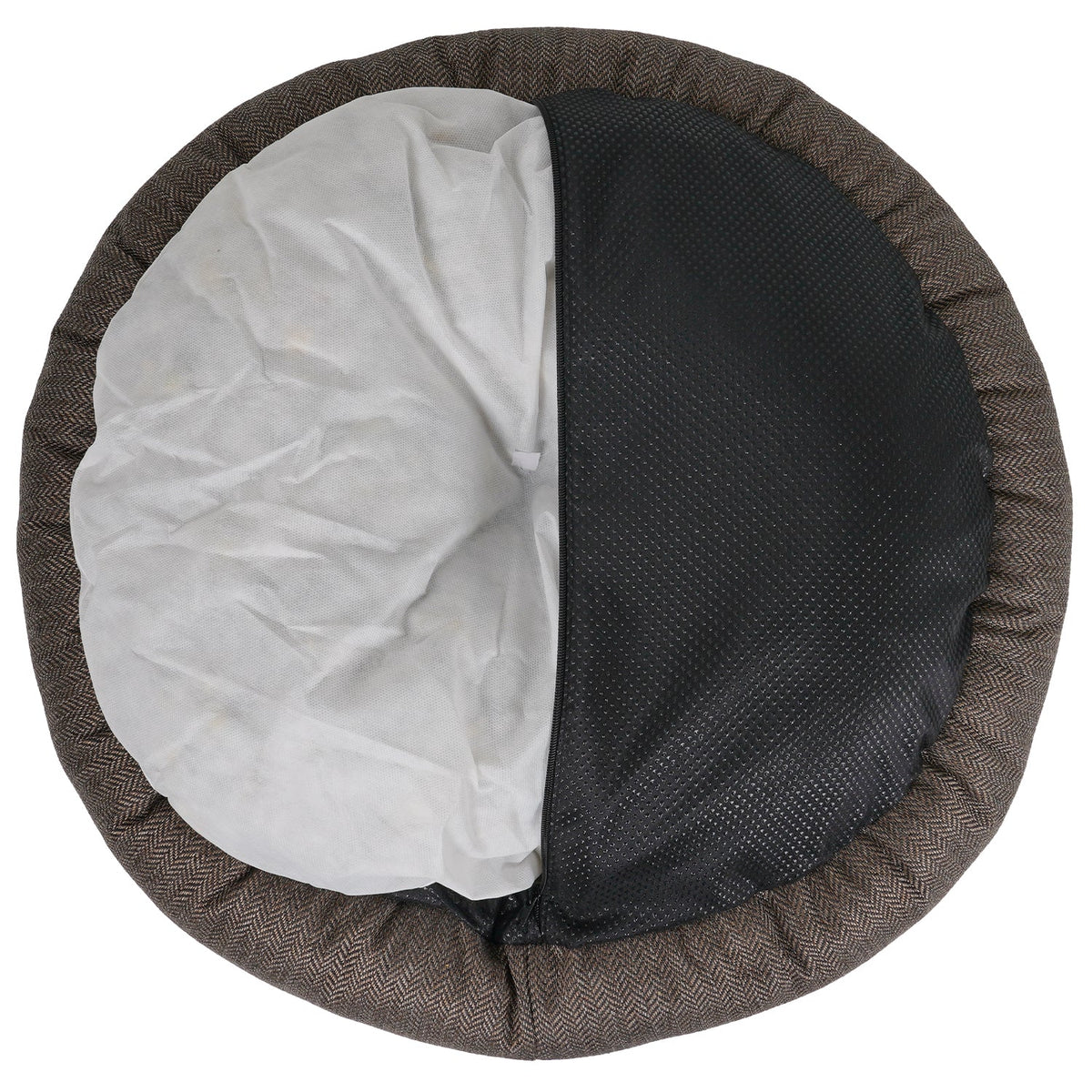 Ralph & Co Lincoln tweed donut dog bed – view 8